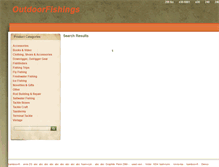 Tablet Screenshot of outdoorfishings.com